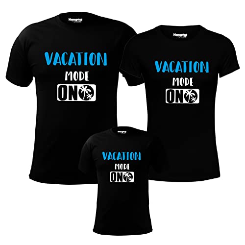 Image of Hangout Hub Family T-Shirts|Regular Fit|Cotton|Twinning Combo Dress| Setof3