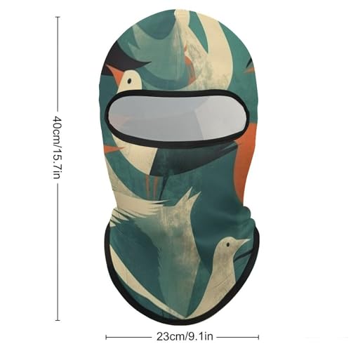 Balaclava Flock of Birds para Hombres y Mujeres Protección Solar Transpirable Máscara de Cabeza Completa para Senderismo, Ciclismo, Correr, Conducir miniatura 2