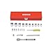 Socket Wrench Set, SAE, 1/4", 3/8" Dr, 22 pc