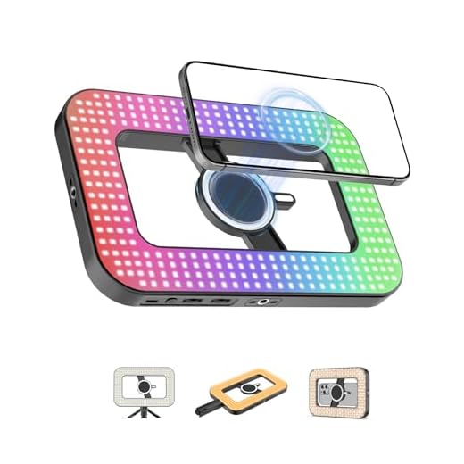 Magnetic RGB Selfie Ring Light System