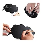 Photo Booth Props Kit,Writable Black Paper Card Board Photographing Props for Wedding Birthday Prom Party Favor(10pcs with Different Shapes) - Image 5