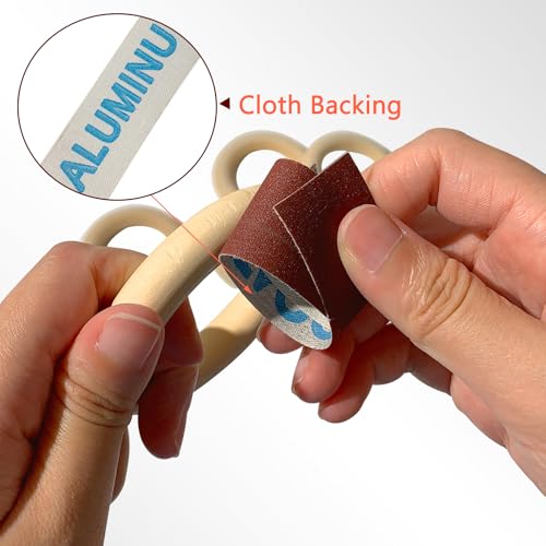 600 Grit Emery Cloth Sandpaper Roll, 1" x 19 Feet Sandpaper Sheets for Wood Furniture Metal Sanding Automotive Polishing, Wet Dry Sanding Paper