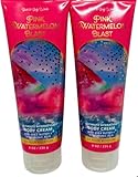 Bath & Body Works Pink Watermelon Blast Ultimate Hydration Body Cream 8 Ounces Pack of 2