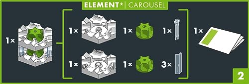 Ravensburger - GraviTrax Pro - Élément Carousel - Circuit de Billes - Jeu de Construction créatif - Parcours de Billes à Construire - Dès 8 Ans - Version française - 22436