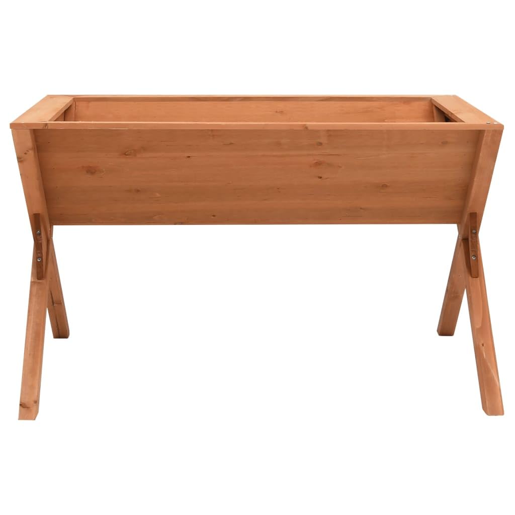 Fioriera in Legno, Supporto per Piante in Legno di Abete con Design a X, Fioriera da Esterno, Vasi per Piante da Interno, per Balcone, Giardino, Interni, 90x55x56 cm