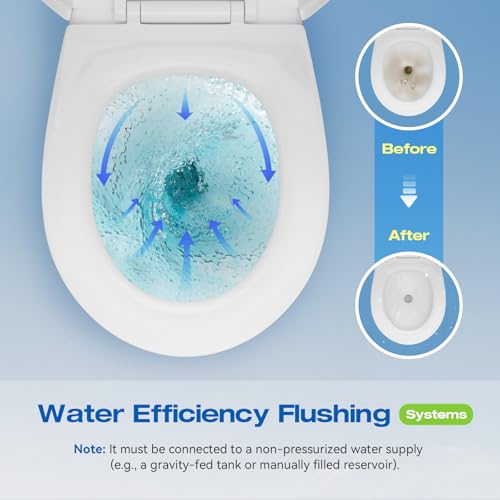 Image of 24V Electric Marine Toilet, Built-In Macerator Pump, Smart Flush Control | Compact Design Bowl, Quiet Maceration Flush, Soft-Close Lid, Comfort Seat Height Ideal for RV /Boats /Yachts Small Space