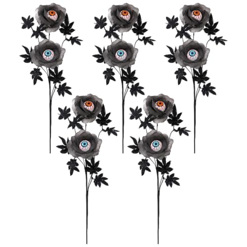 Flores artificiales de Halloween para centro de mesa y decoracion de hogar interior rustico 2