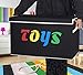 VICTOR'S Toy Box - Large Toy Storage Chest and Organizer with Lid for Kids, Toys Storage Box, Toy Bin, Toy Chest for Boys and Girls! (Black)