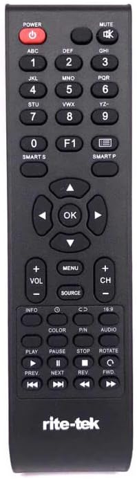 Replacement Remote Control Replace for TV/Audio/Projector JKT-62#-D1 for RITE-TEK TV Home Theater System for Replacement Remote Control Replace for TV/Audio/Projector JKT-62#-D1 for RITE-TEK TV Home Theater System for