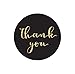 Faux Glitter Thank You Stickers / 1.5