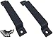 Barn Door Handle Pull Set (2 Pack) | 6-1/2" Matte Black Frosted for Sliding Barn Door Hardware | 2 Handles with 4 Screws Included