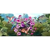 Briarwood Lane Hummingbirds and Petunias Mini Mat