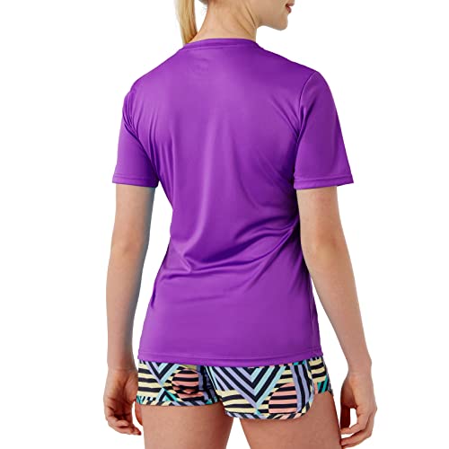 Women's UPF 50+ Short Sleeve Rash Guard Quick Dry Shirt for Hiking Swimming Workout3