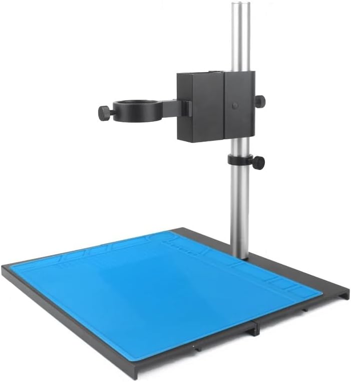 ZTBH Microscope Accessories Kit 48MP 4K 1080P HDMI USB Industrial Video Digital Microscope Camera 130X Zoom C Mount Lens Cantilever Stand for Repair Soldering Microscope Slides(Color:D)