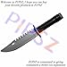PPONE Himiko Toga Cosplay Props Knife Weapon Anime My Hero Academia Cosplay Plastic Dagger for Halloween Black,Silver, Medium