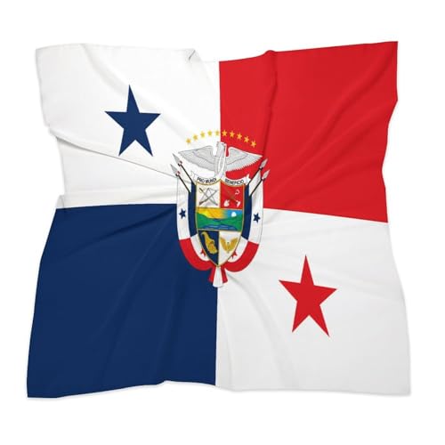 Presidential Flag of Panama Cute Square Hair Scarves Neck Wraps Headscarf Kerchief Bandanas Unisex 18"/25"3