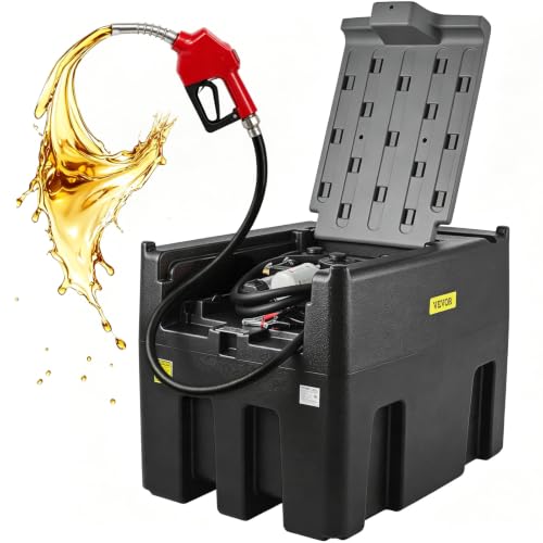 VEVOR Portable Diesel Tank, 116 Gallon, Black