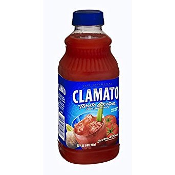 Motts Clamato Juice 946ml - (4 Bottles)