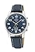 Produktbild Master Time Funk Quarz Herren Uhr Analog mit digitalem Datum mit Leder Armband MTGA-10815-31L