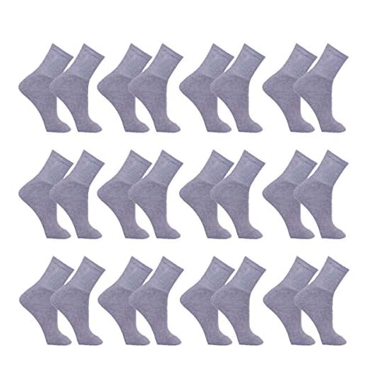 Meia Masculina Kit 12 Pares Cano Alto Sport Algodão Tamanho 39 a 43 (39-43, Cinza)