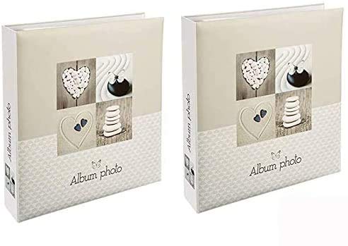 WEB2O Lot de 2 Albums Photo Grand Format - 500 Photos - 10x15 cm - Collection Papillon Cover