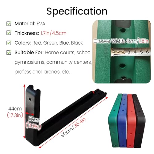 Protection de jante pour panneau de basket-ball extérieur et intérieur de salle de sport