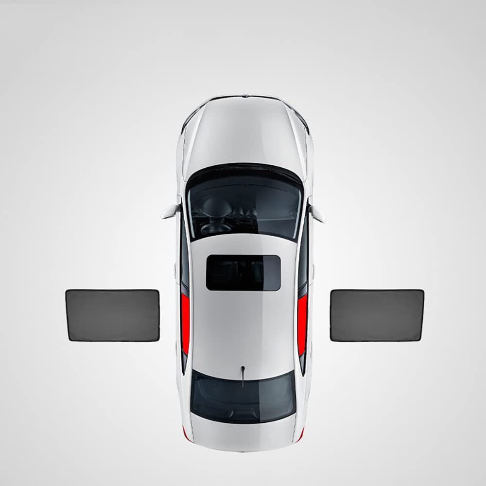 Boucle/Magnétique Voiture Pare-Soleil Fenêtre Latérale Avant Arrière Pare-Soleil Vie Privée Protection pour Au1di A4 B6,B/2 Rear Window