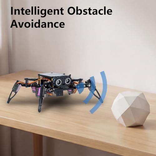LAFVIN Spider Robot Kit for ESP8266, Quadruped Spider Robot with APP & Infrared Remote Control, Open Source Code STEM Programming Robot for Arduino - Image 5