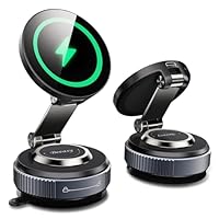 Beeasy für MagSafe Autohalterung 15W Handyhalterung Auto mit Ladefunktion, Magsafe Ladegerät Kfz Magnet Wireless Car Charger mit Vakuum Saugnapf für iPhone 17 16 15 14 13 12 Pro Max