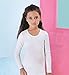 Brix Girls' Long Sleeve Tees - 4 -Pack Crew Neck Super Soft Cotton T Shirts. 5/6