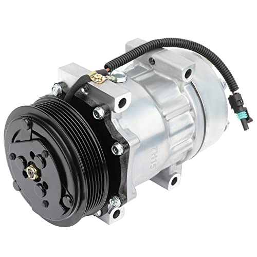 Image of ECCPP AC Compressor Direct Fit for Jeep Cherokee 2.5L 4.0L 1994-1996 | for Jeep Wrangler 1987-1995 67551,68551 Fast Cooling AC Compressor with Clutch Low Vibration Fuel Efficient Stable Operation