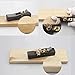 Wooden Hand Plane, Mini Arc Bottom Hand Planer, Wood Block Plane Carpenter Hand Tools for Edge Trimming/Corner Shaping/Chamfer