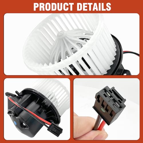 Image of Front AC Heater Blower Motor with Fan Fit for Porsche Panamera 2010-2016, Replacement for OE# 87760, 97057391200, 97057392200, 97057392201