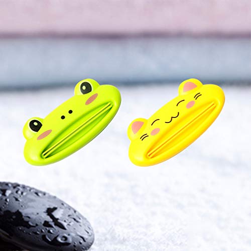 Milisten 8pcs Cartoon Animal Toothpaste Squeezer Reusable Extruder for Cleanser and Tube Easy Squeeze Dispenser for Family Random Color and Style - Image 4