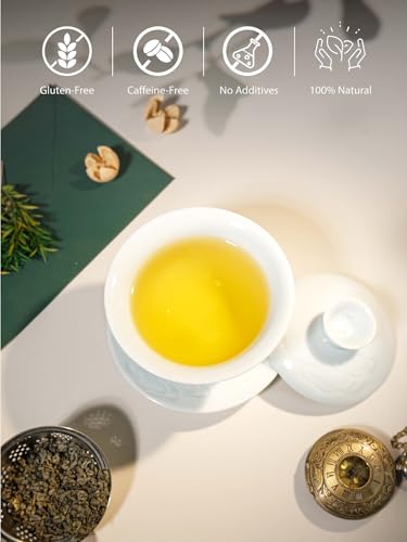 Image of TeeLux Gunpowder Green Tea Loose Leaf, Smooth & Mellow Taste, 16oz