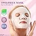 ICIKOL Overnight Collagen Mask - Deeply Hydrating Bio-Collagen Face Mask for Glass Skin, Pore Minimizing & Firming, Melting Transparent Jelly Mask - K-Beauty Sleeping Mask, 4 Sheets