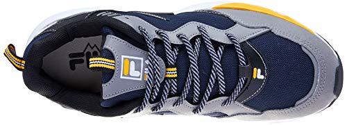 Tênis Fila Rippler, Masculino, Marinho/Cinza/Amarelo, 41