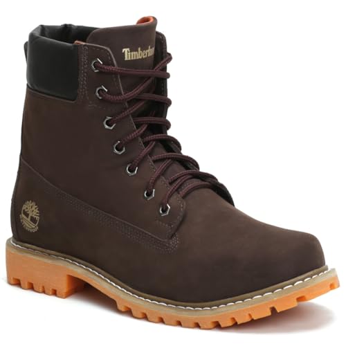 Bota Timberland inch 7 Waterproof Masculino, couro hidrofugado (Marrom, BR, Adulto, Numérico, 38)