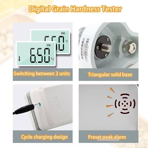 Comprobador digital de dureza de grano LCD de alta precisión 5