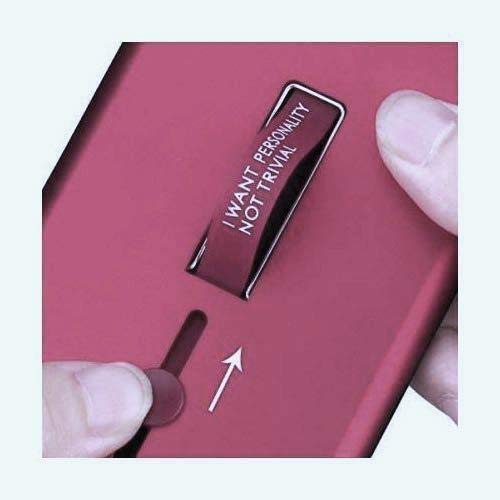 Image of Heartly Matte Finish Shockproof Dual Layer TPU + PC with Stand & Finger Holder Case Cover for Samsung Galaxy A70s / A70 - Burgundy