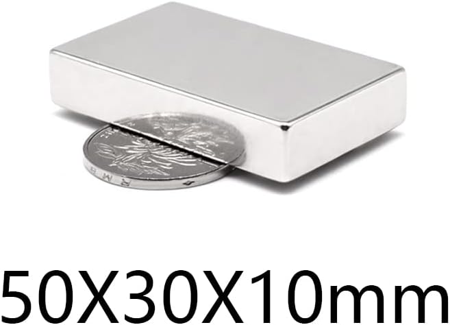 1-10pcs 50 * 30 * 10mm Rectangular rare earth Permanent 50x30x10mm square Neodymium magnetic magnet(1pcs)