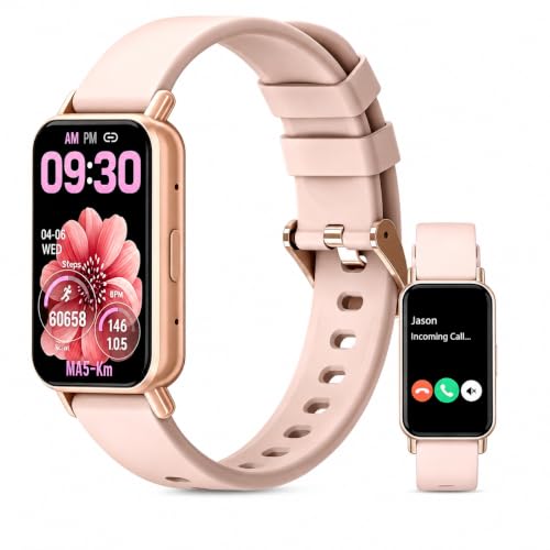 PEJE Fitness- Tracker, Smartwatch für Damen und Herren (Annehmen/ Tätigen von Anrufen), 1, 45 Zoll HD- Display & IP68 wasserdicht, über 120 Sportmodi mit SpO2/ Herzfrequenz/ Schlafmonitor