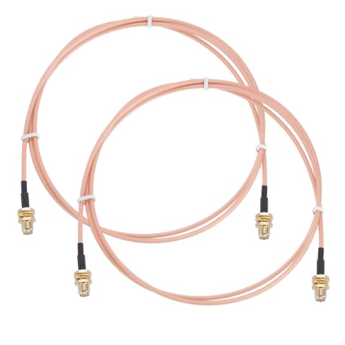 Cable coaxial SMA hembra a hembra RG316 de 4 pies y baja pérdida para antenas WLAN