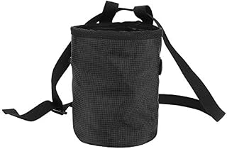 Outdoor Rock Climbing Climb Rider Waist Chalk Bag, Magnesium Powder Pocket Storage Bag Pouch for Gymnastics Pole Dance with Adjustable Belt