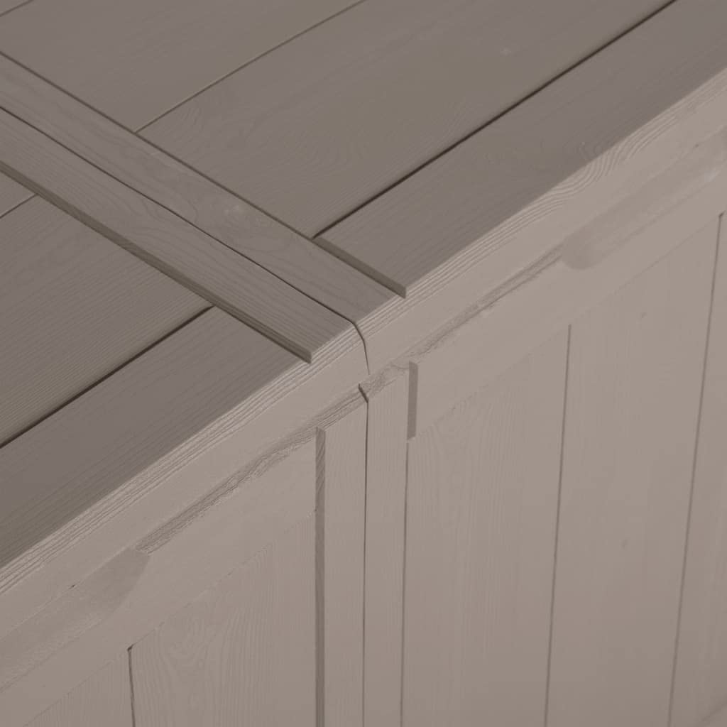 Homiuse Coffre de Rangement Extérieur et Intérieur - Boîte de Jardin en PP Rotin Marron - 80,5x44,5x51 cm