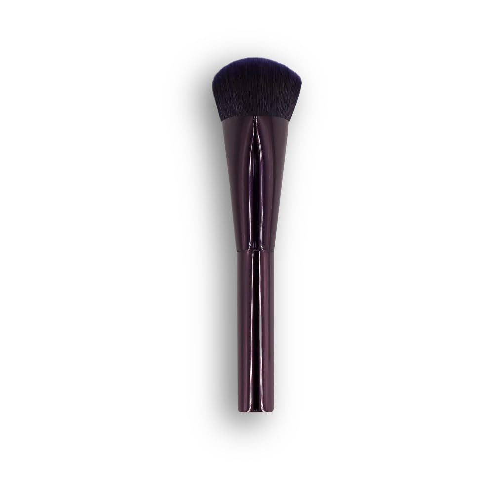 Anisa Beauty Travel Pinnacle Foundation Brush | Compact, Vegan-Friendly, High-Density Brush for Seamless Foundation Application. Ideal for Liquid, Cream, and Powder Makeup | Portable & Travel-Friendly