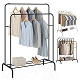 EveryKip® Burro Ropa | Perchero de Ropa Resistente Blanco | 110X150X54Cm | Con...