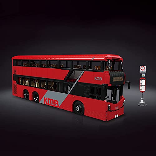 EWWEEQQ Technologie Doppeldecker Bus Baukasten 1:16 24 GHz/App RC Bus Modellbaukasten mit Motor und Fernbedienung 3542… – Bild 3