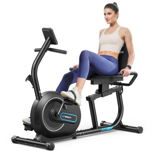 MERACH Recumbent Exercise Bikes for Home with Smart Bluetooth Equipment Exercise Bikes App,LCD,Heart...