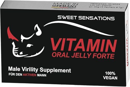 Complejo vitamínico con Maca con Tribulus, Fórmula Natural para Hombres Extra Fuerte, 600 mg de Ginseng Rojo, HACCP en Alemania, Paquete de Prueba